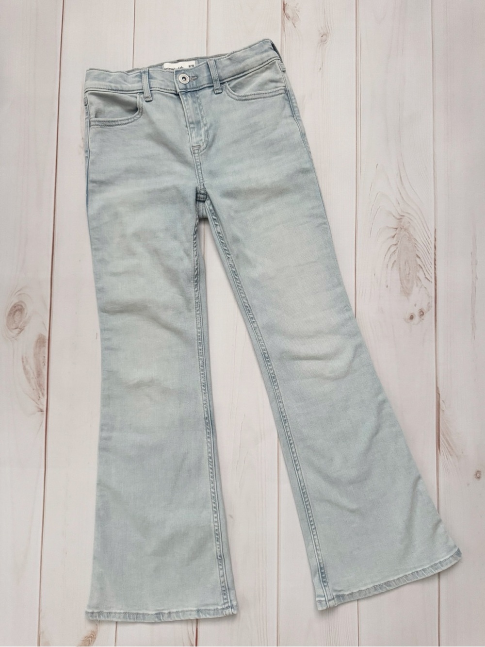 Girls Abercrombie High Rise Flare Jeans